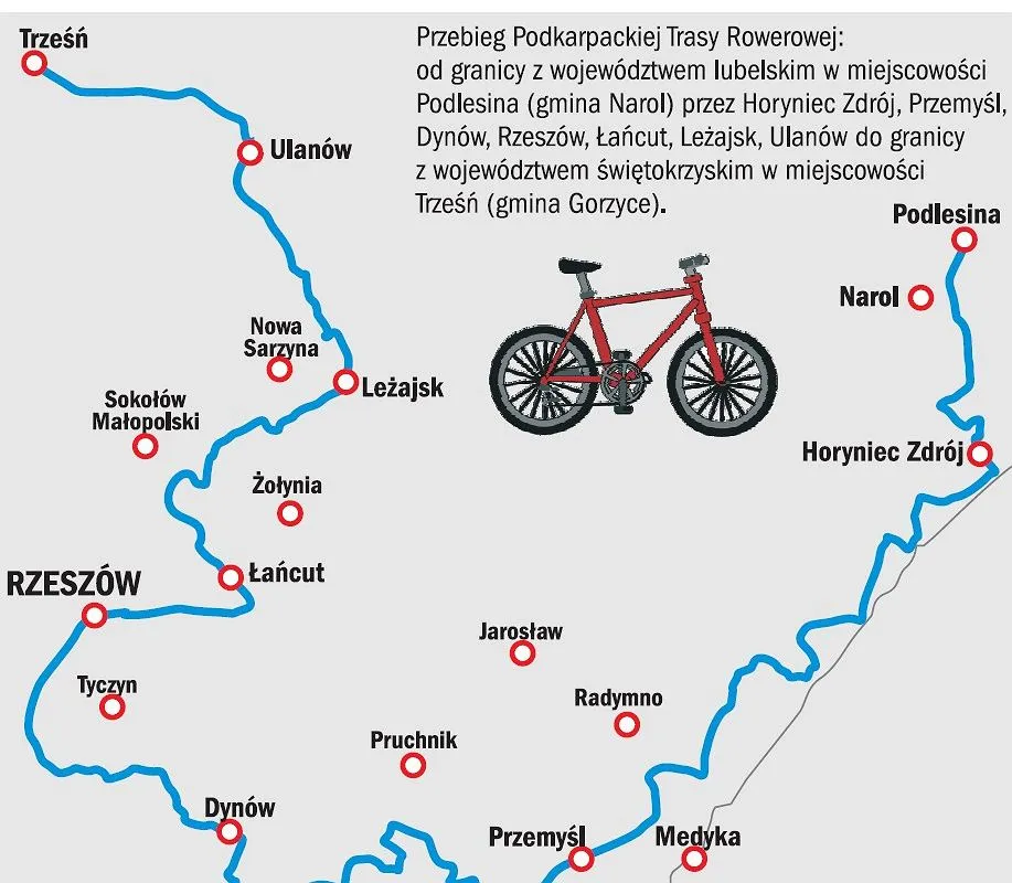 Zdjęcie Najlepsze trasy rowerowe w Rzeszowie – odkryj ukryte skarby miasta