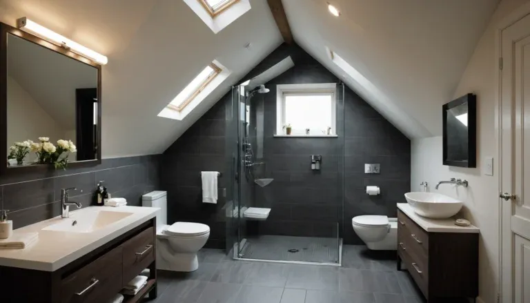 Zdjęcie Moderne Badezimmer mit Dachschräge: Kreative Ideen für mehr Raum und Stil