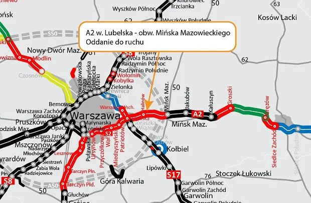 Zdjęcie Jak wjechać na autostradę A2 w Warszawie? Węzły, trasy i opłaty.