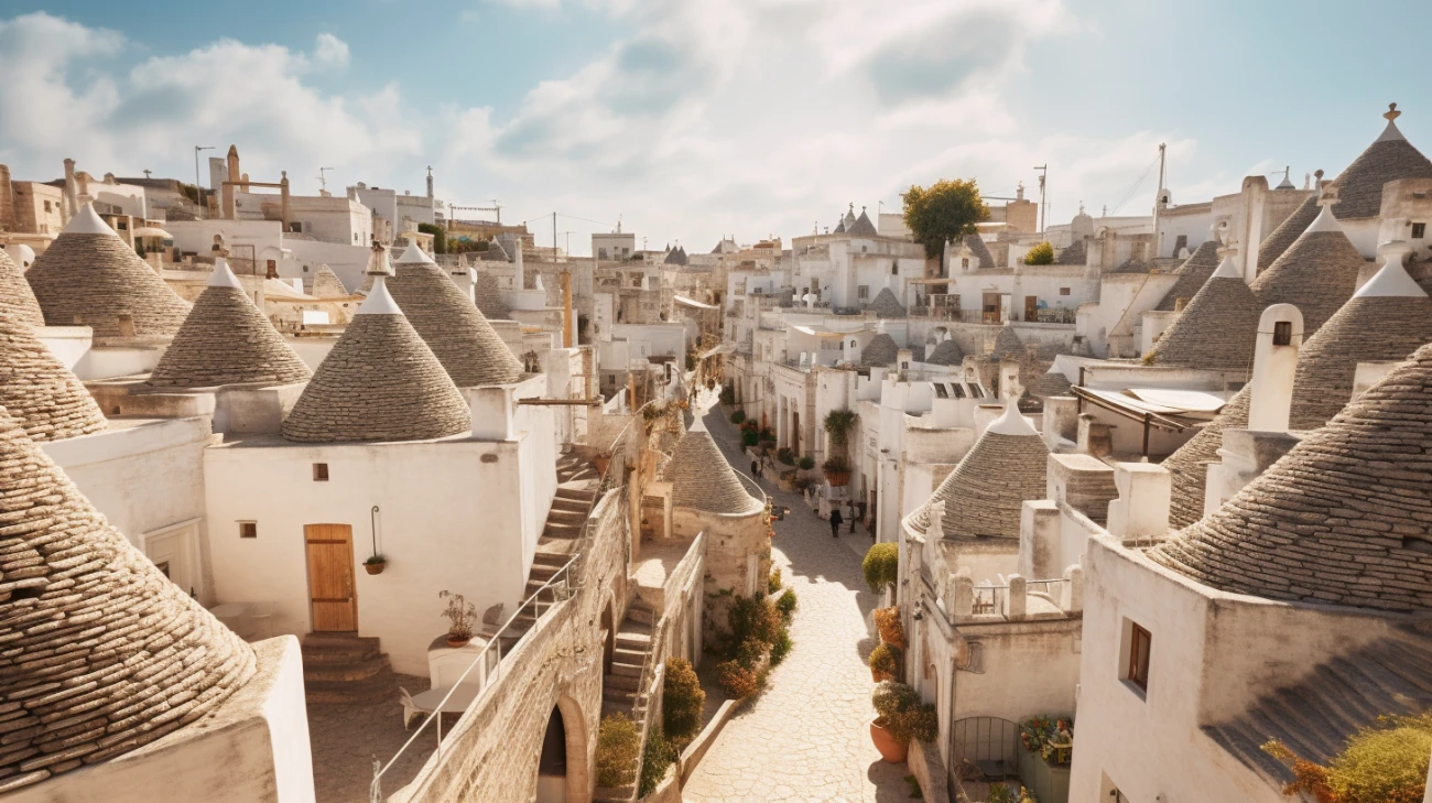 Trulli w Alberobello: unikalne włoskie domy z kamienia