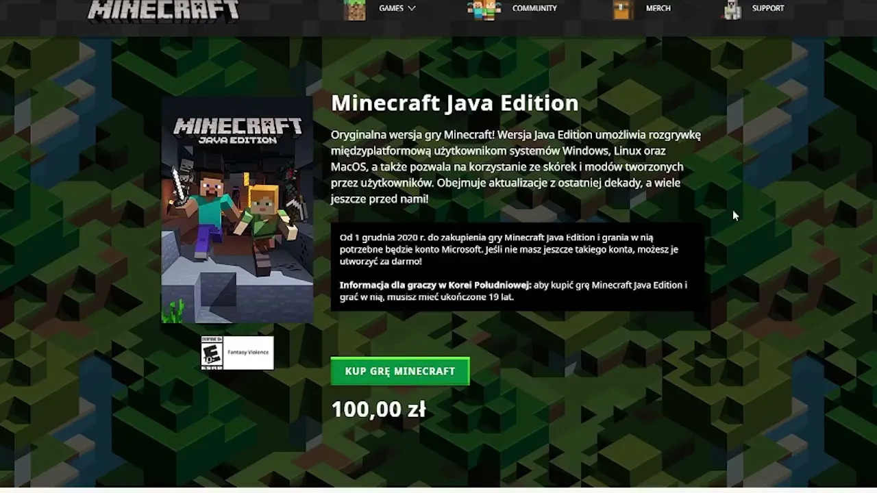 Zdjęcie Jak pobrać Minecraft Premium za free bez ryzyka i oszustw