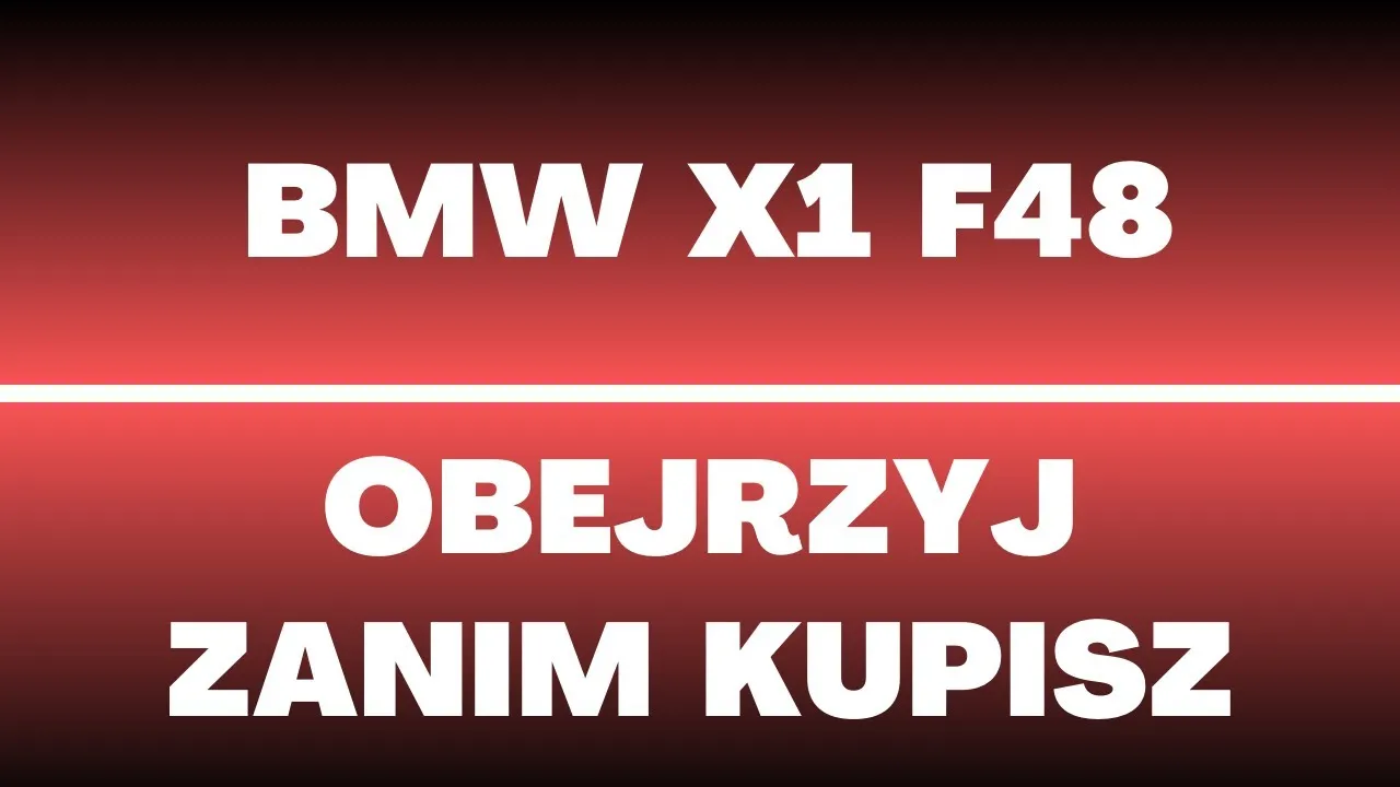 Zdjęcie BMW X1 F48 jaki silnik wybrać, aby uniknąć wysokich kosztów paliwa?