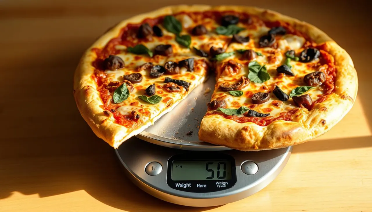Zdjęcie Ile waży pizza 30 cm? Zaskakujące różnice w wadze!