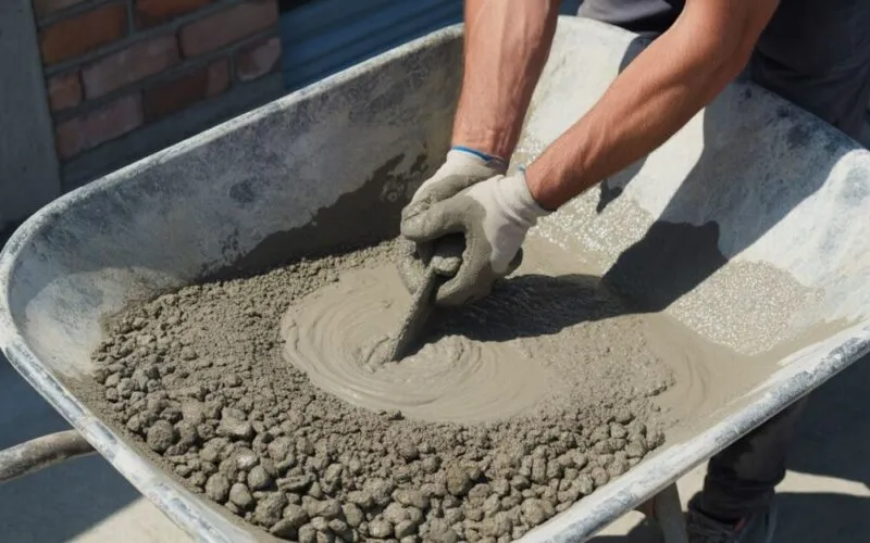 Zdjęcie Jak mieszać beton bez betoniarki - sprawdzone metody i porady