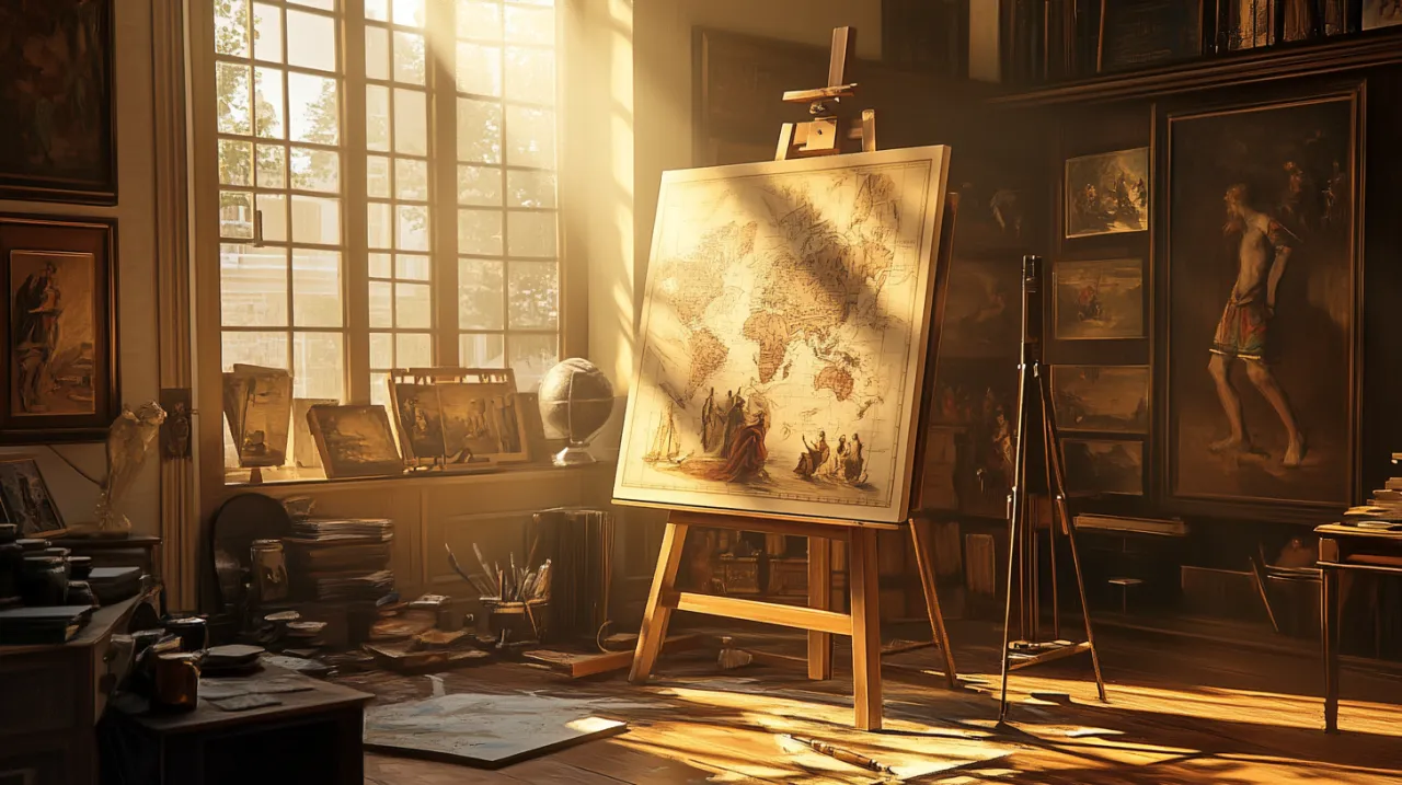 Zdjęcie Vermeer: alegoria malarstwa i jej znaczenie w twórczości artysty holenderskiego