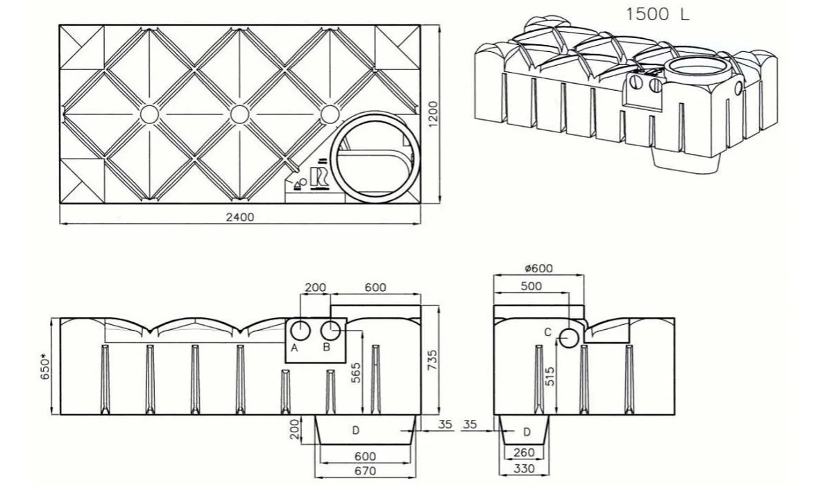 Zdjęcie Dach 200m2 jaki zbiornik na deszczówkę - oblicz idealny rozmiar