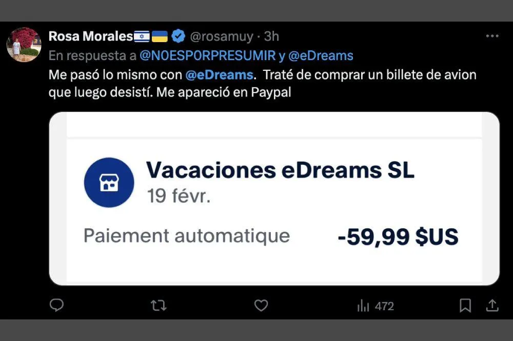 Zdjęcie Todo lo que debes saber sobre la agencia de viajes edreams antes de reservar