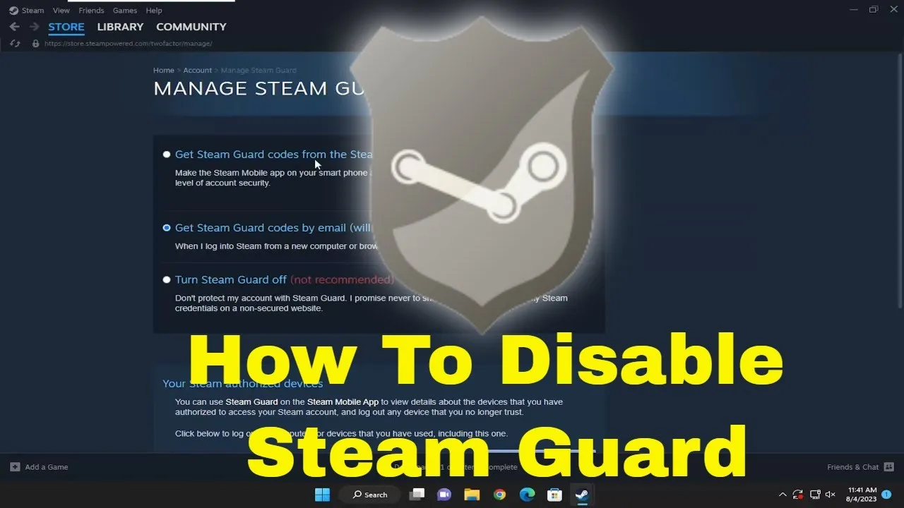 Zdjęcie Jak wyłączyć Steam Guard i uniknąć problemów z logowaniem