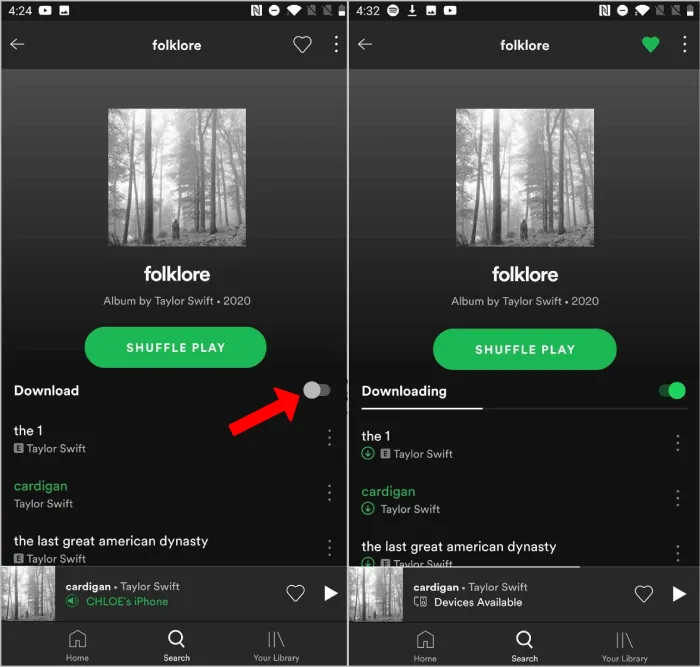 Zdjęcie Łatwe instrukcje: jak pobrać muzykę z Spotify na telefon?