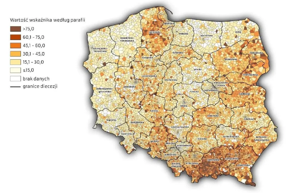 Zdjęcie Ile w Polsce jest katolików? Zaskakujące statystyki i fakty