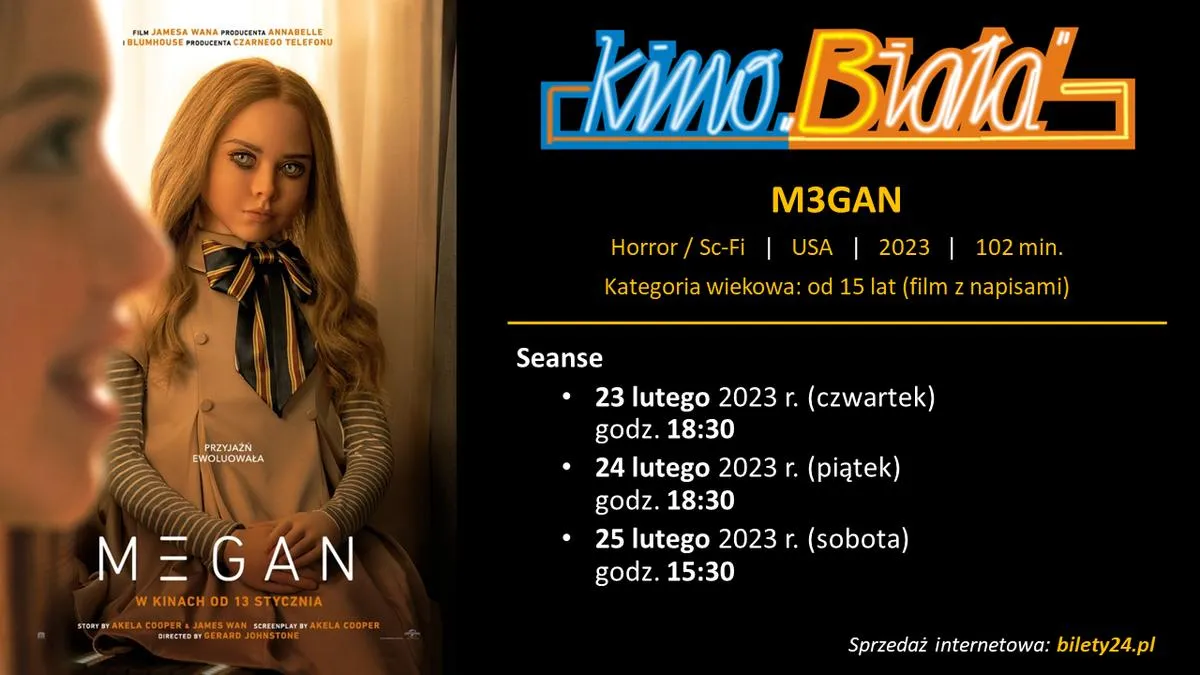 Zdjęcie M3GAN seanse w kinach: godziny, ceny i repertuar filmowy
