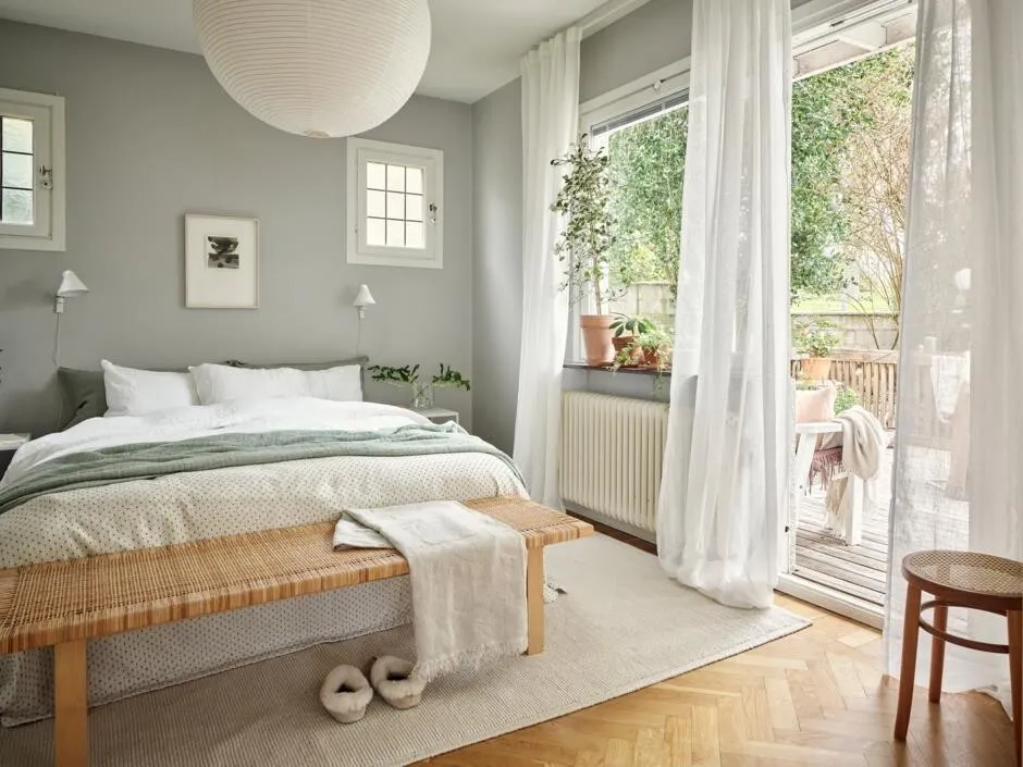 Zdjęcie Dormitorios de matrimonio nórdicos: Guía para un oasis de calma