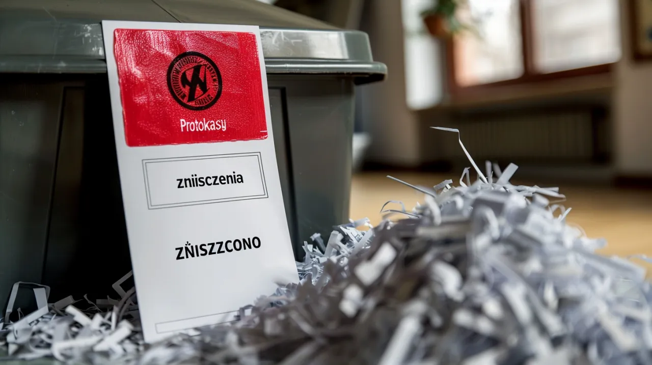 Zdjęcie Protokół zniszczenia wzór DOC: Wzór i instrukcje do tworzenia protokołu zniszczenia