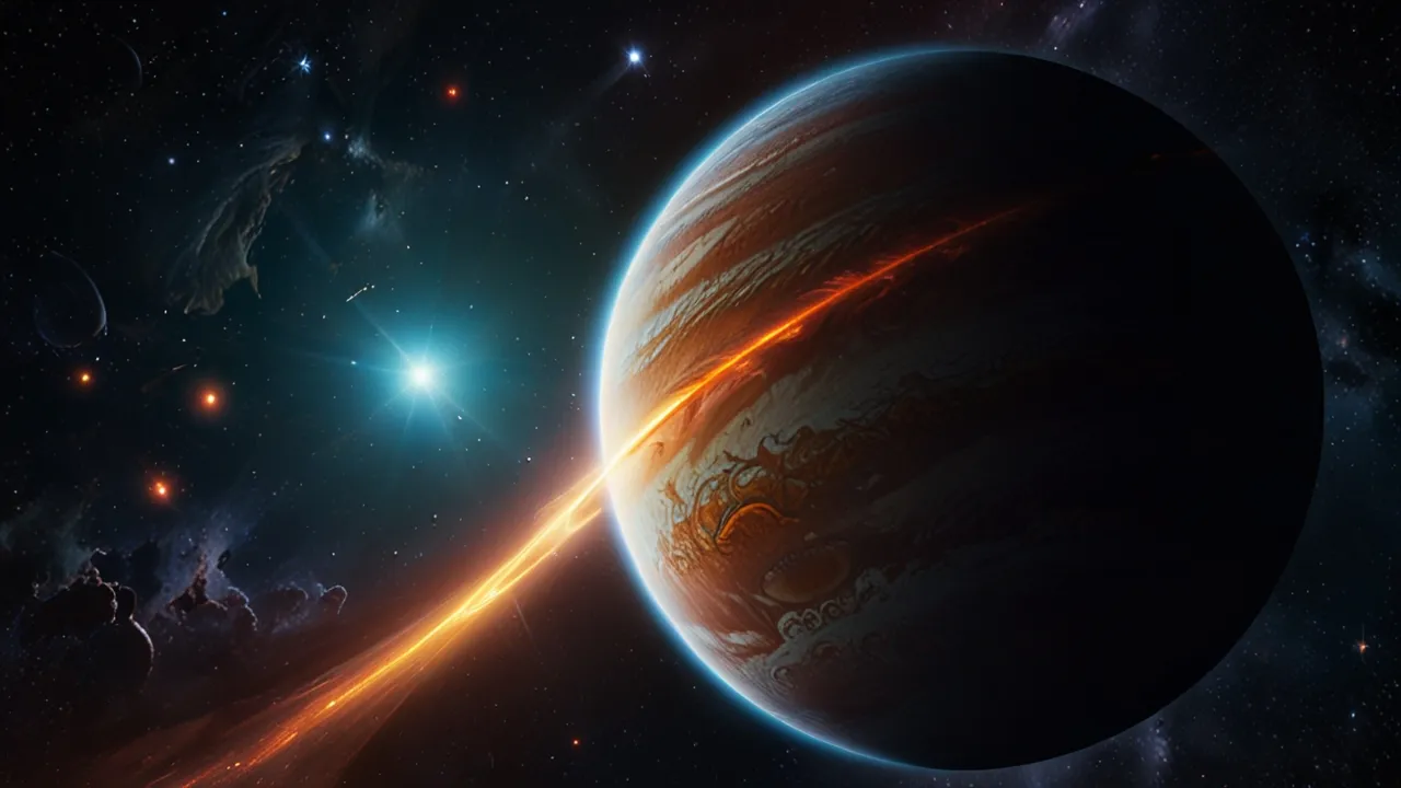Zdjęcie J1407b: planeta z największym układem pierścieni w kosmosie