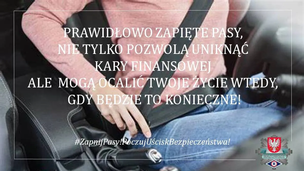Zdjęcie Jak prawidłowo zapiąć pasy bezpieczeństwa, aby uniknąć zagrożeń