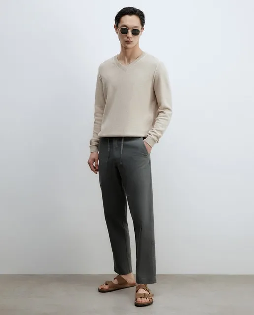 Zdjęcie Pantalon de lino hombre: comodidad y estilo para cada ocasión