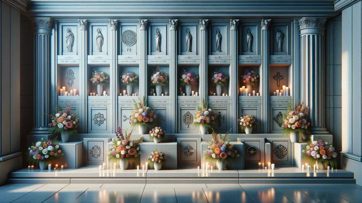 Zdjęcie Jak się nazywa ściana na urny i dlaczego jest tak ważna?