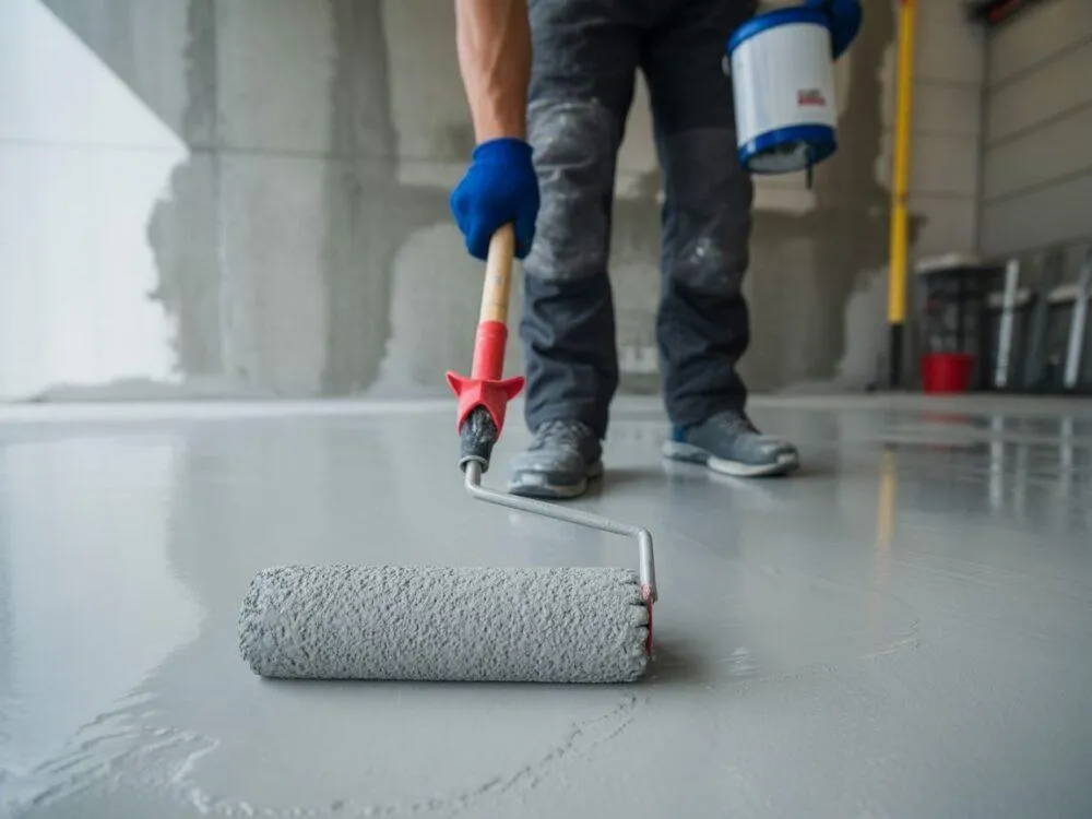 Zdjęcie Czym malować posadzkę betonową, aby osiągnąć doskonały efekt?