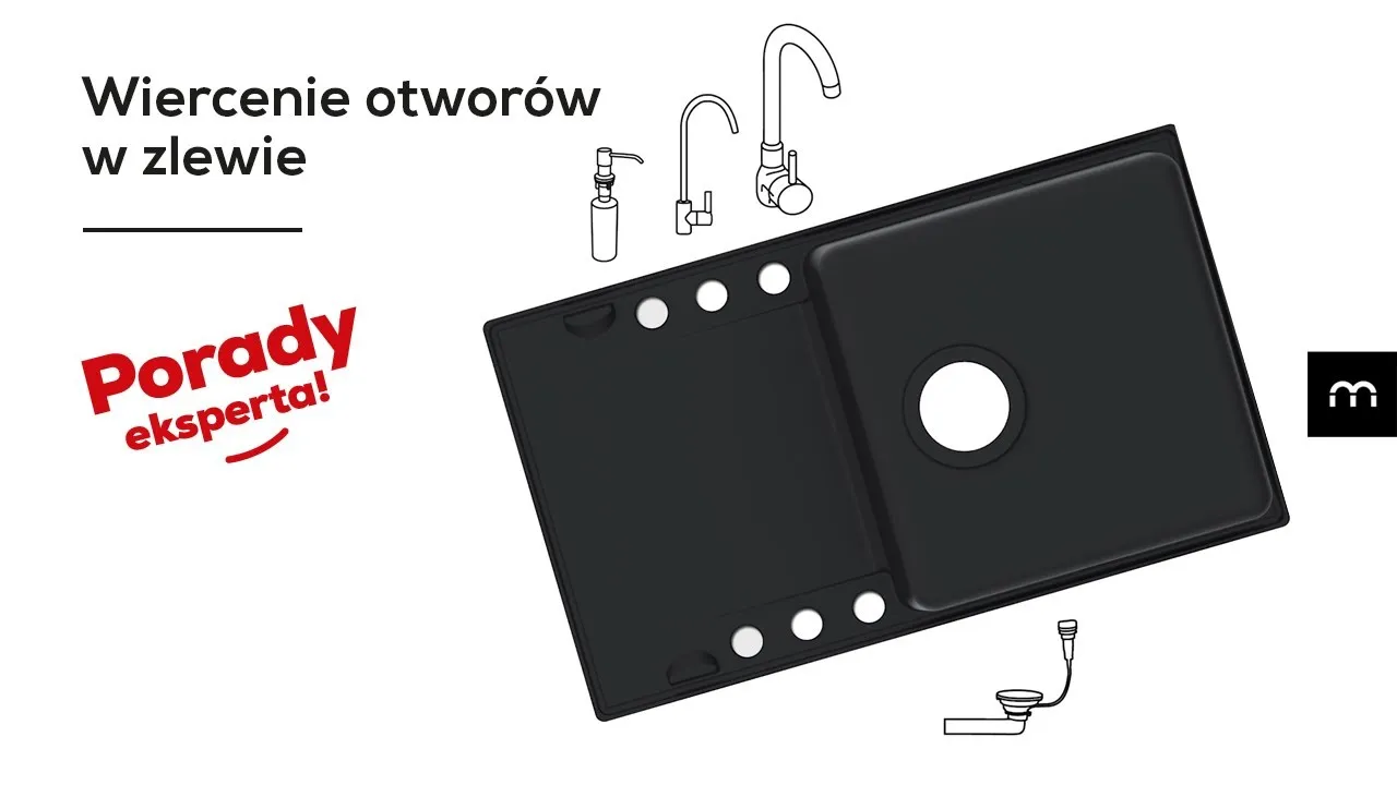 Zdjęcie Jak wywiercić otwór w zlewie granitowym bez ryzyka uszkodzeń