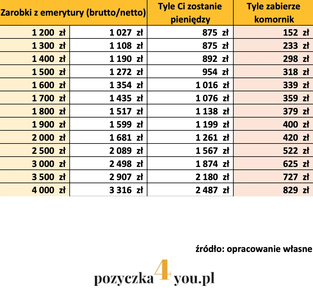 Zdjęcie Ile komornik może zająć z emerytury? Ważne limity i wyjątki