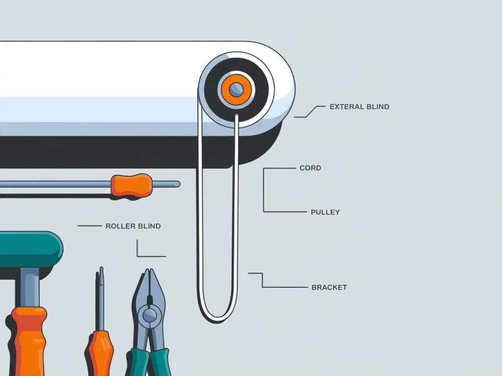 Zdjęcie Ile kosztuje wymiana sznurka w rolecie zewnętrznej? Sprawdź ceny!