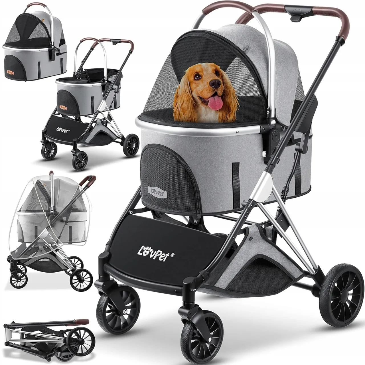 Zdjęcie Najlepszy wózek dla psa Pet Gear: komfort i bezpieczeństwo w podróży