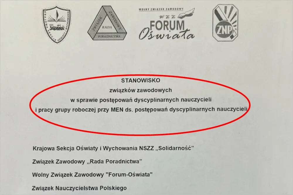 Zdjęcie Związki zawodowe nauczycieli co dają - poznaj korzyści i wsparcie