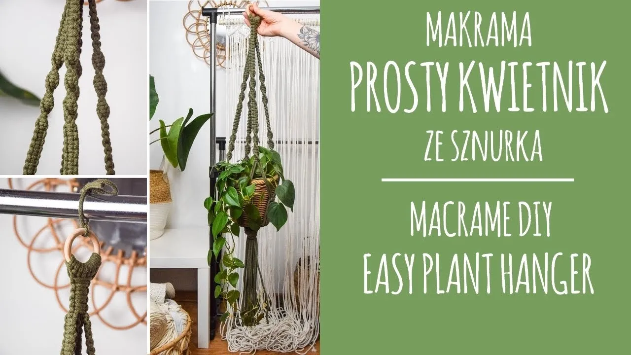 Zdjęcie Kwietnik ze sznurka DIY: Prosty poradnik krok po kroku