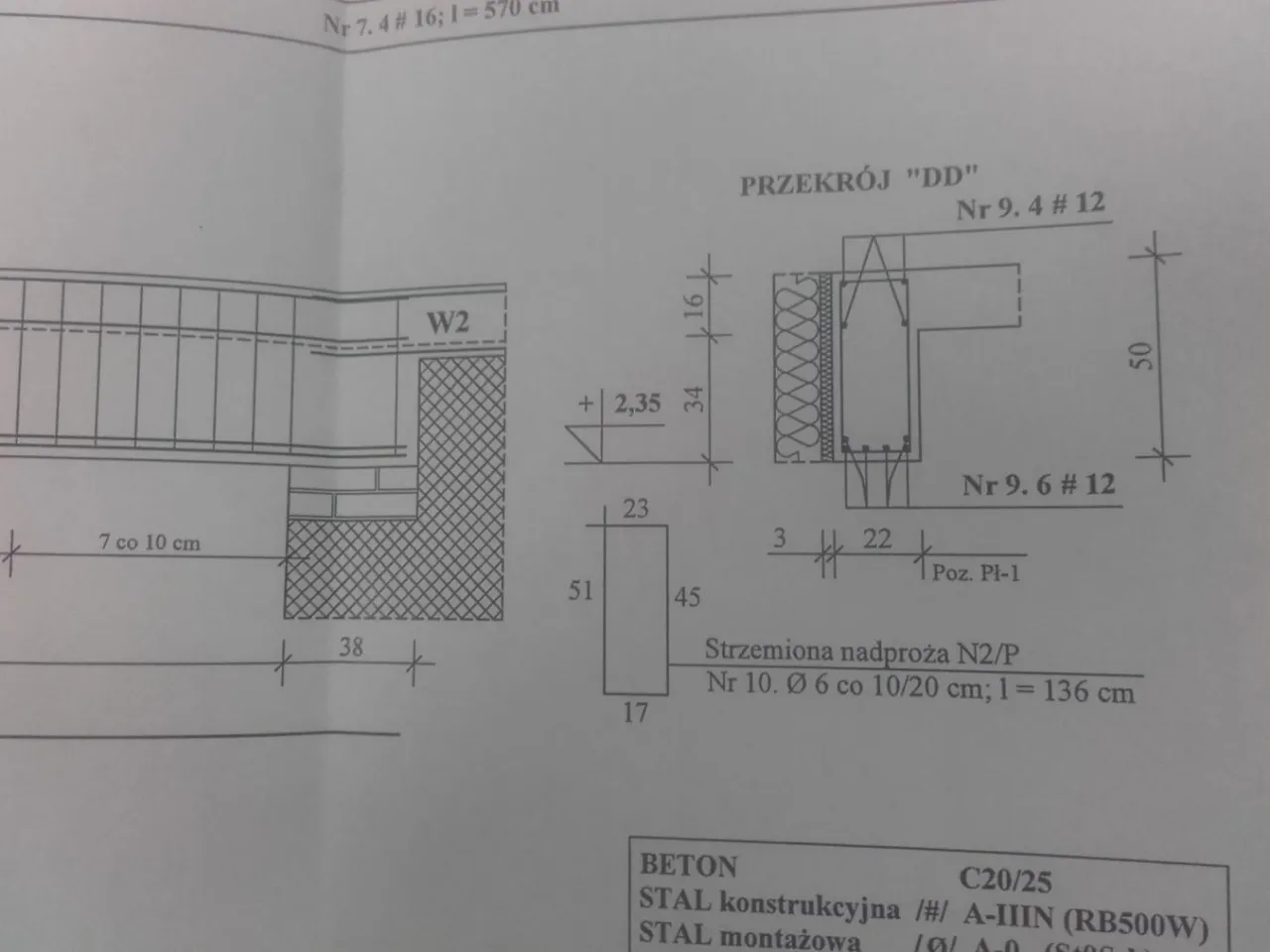 Zdjęcie Jak prawidłowo zaprojektować zbrojenie nadproża 5m dla stabilności konstrukcji