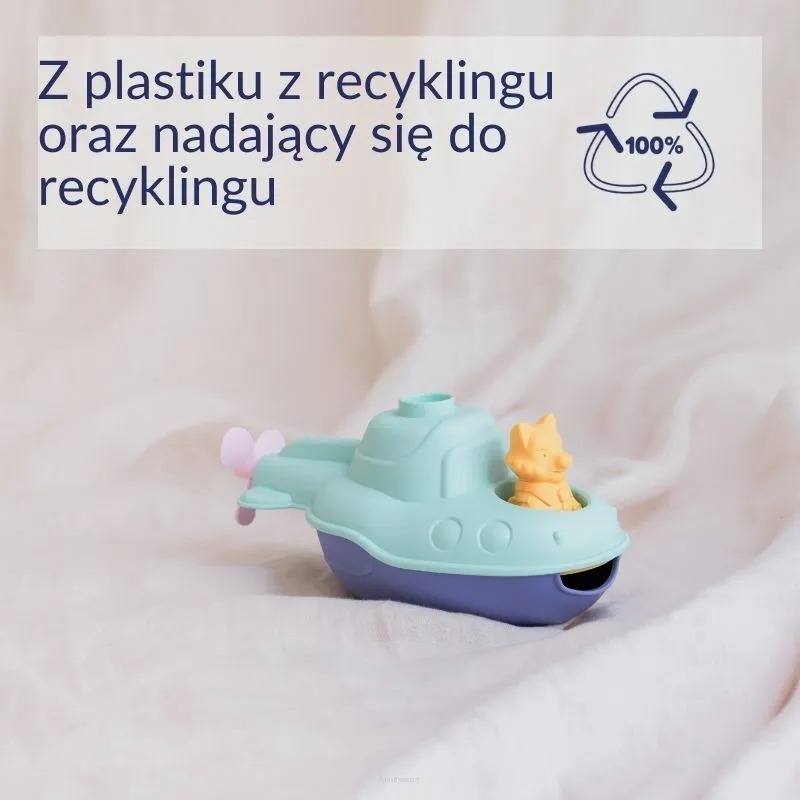 Zdjęcie Bezpieczne łódź podwodna zabawka z naturalnego kauczuku dla dzieci