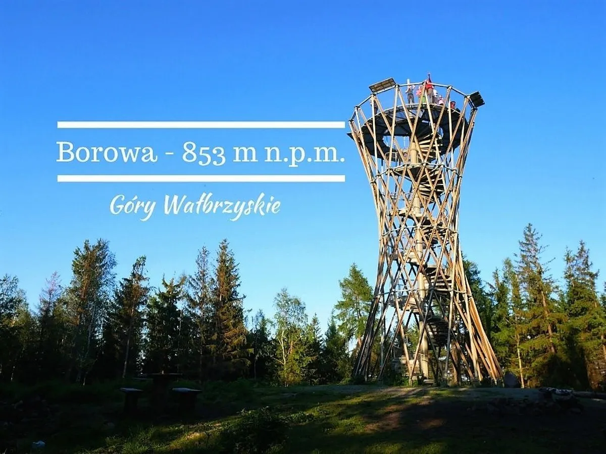 Zdjęcie Wieża widokowa na Borowej: spektakularna panorama Gór Wałbrzyskich