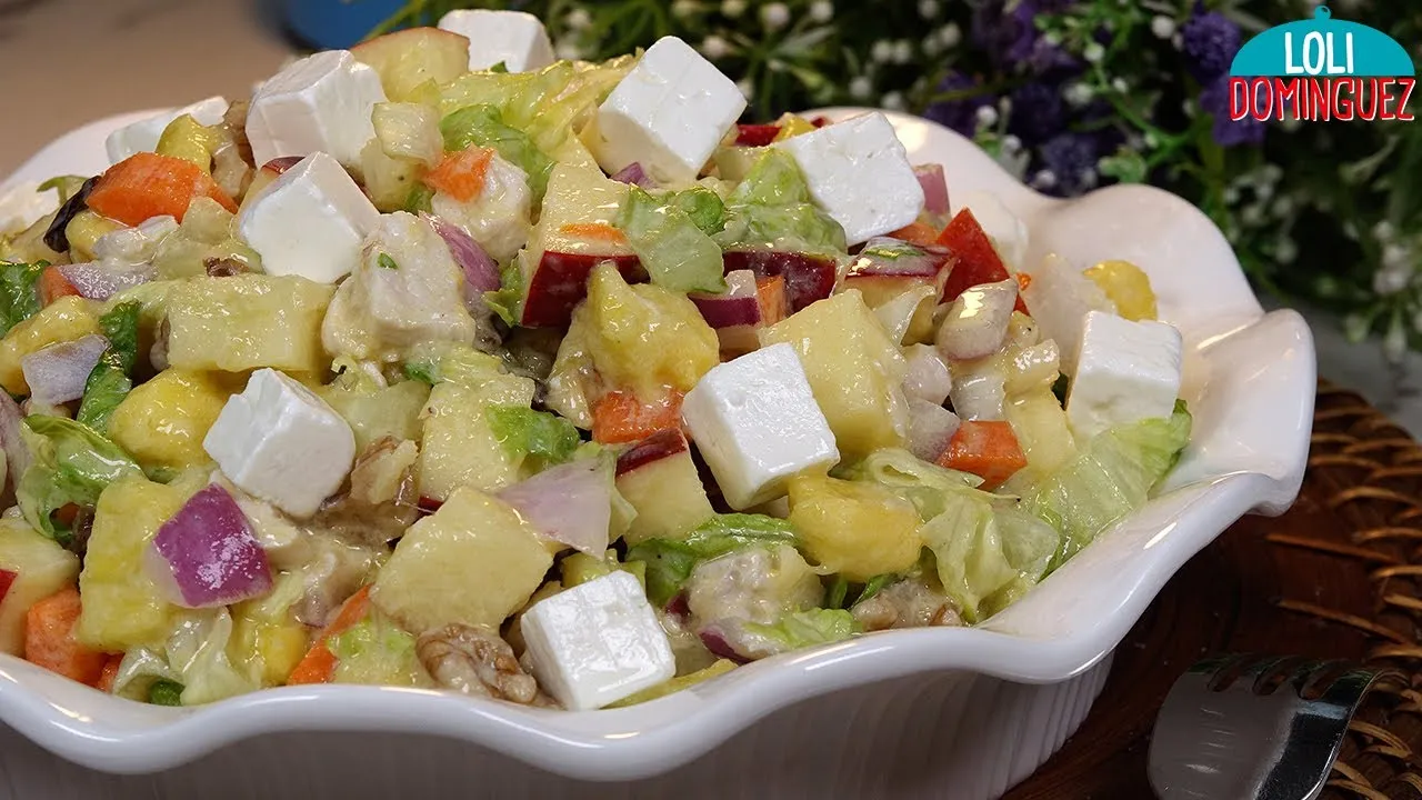 Zdjęcie Deliciosa ensalada de pollo con manzana: receta fácil y saludable