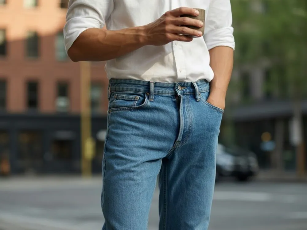 Zdjęcie Koszula i Jeansy: Jak Tworzyć Stylowe Zestawy na Każdą Okazję