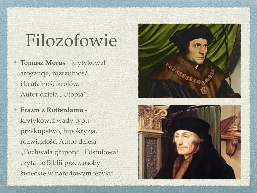 Zdjęcie Filozofia w renesansie: kluczowe nurty, myśliciele i ich wpływ na kulturę