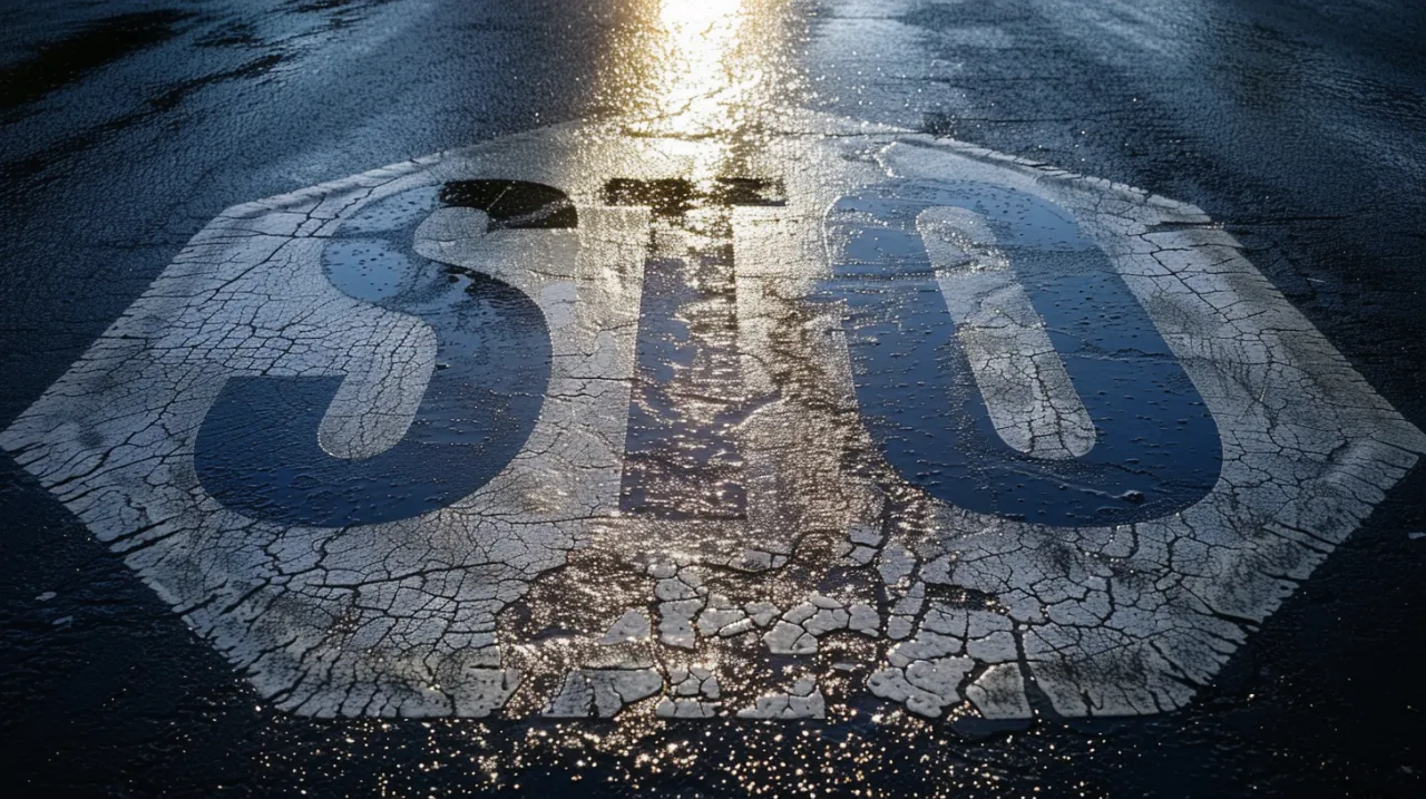 Zdjęcie Znak Poziomy STOP: Jakie jest dokładne znaczenie tego znaku?