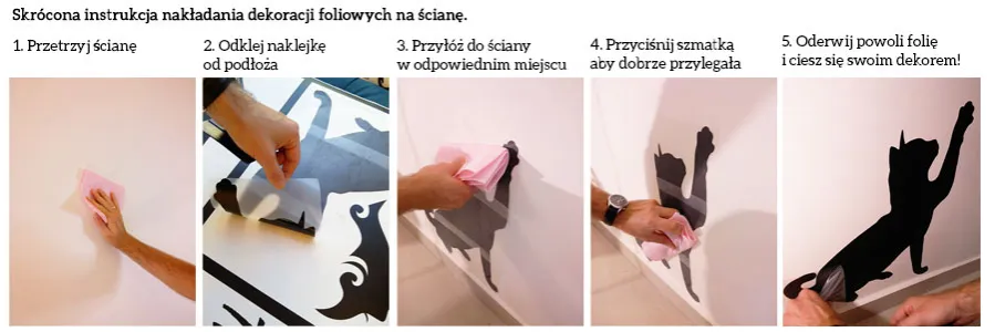 Zdjęcie Jak przykleić naklejkę na ścianę bez bąbelków i łatwych błędów