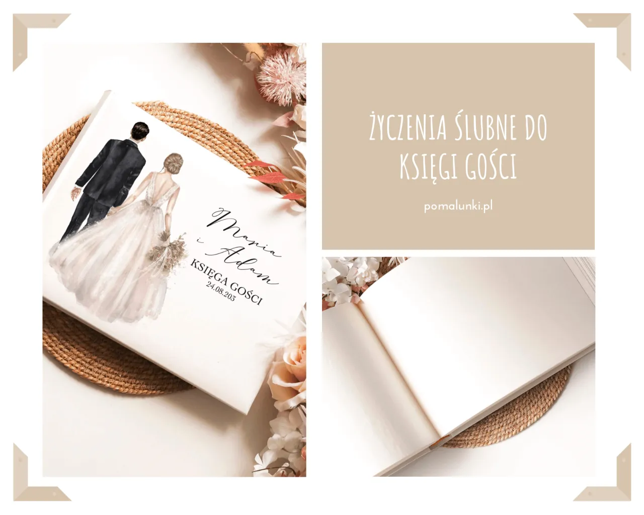 Zdjęcie Co wpisać do księgi gości weselnych od rodziców, by wzruszyć?