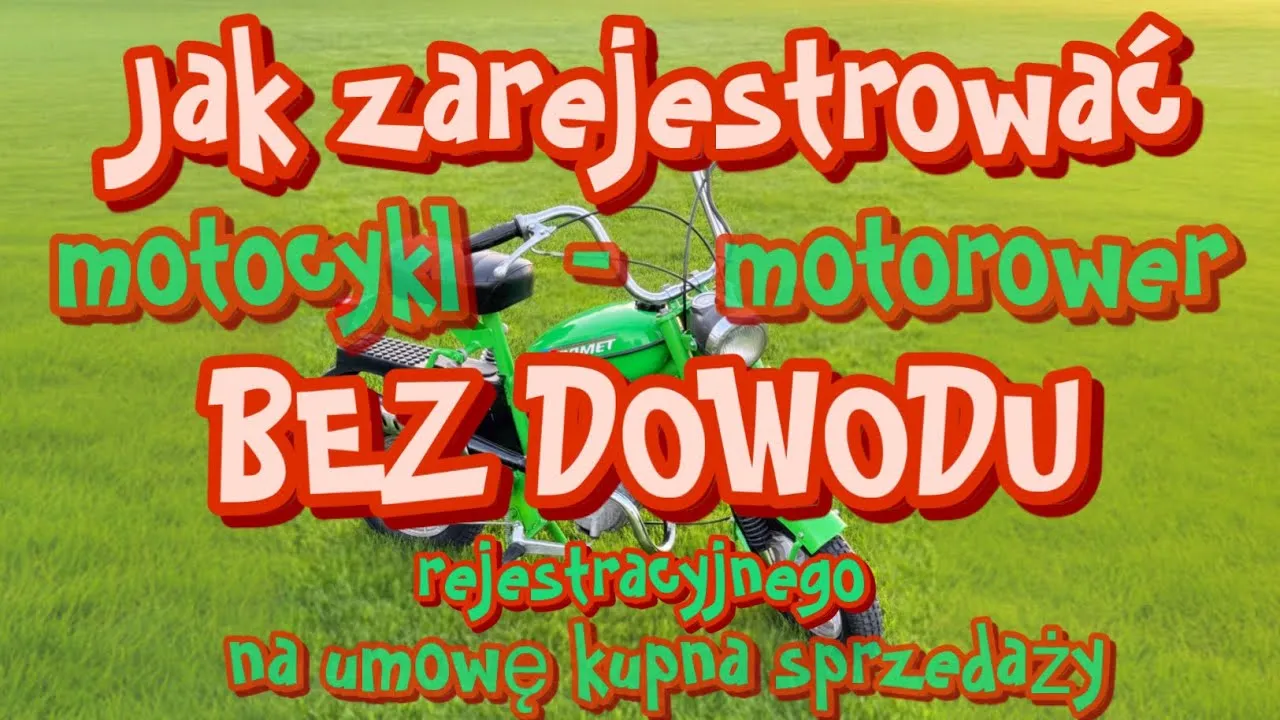 Zdjęcie Jak zarejestrować motorower bez zbędnych formalności i kosztów