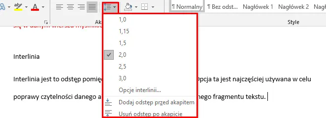 Zdjęcie Jak zrobić interlinie w Wordzie i uniknąć powszechnych błędów