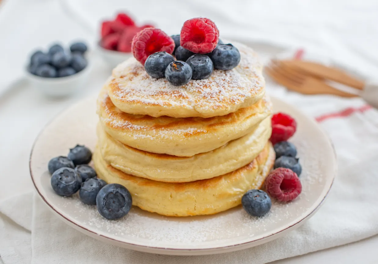 Zdjęcie Przepis na zdrowe pancakes, które pokochasz - szybkie i pyszne!