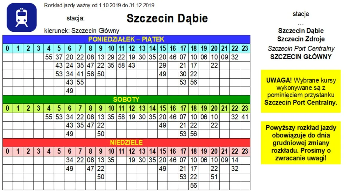 Zdjęcie Rozkład jazdy Barlinek Szczecin - najtańsze i najszybsze opcje podróży