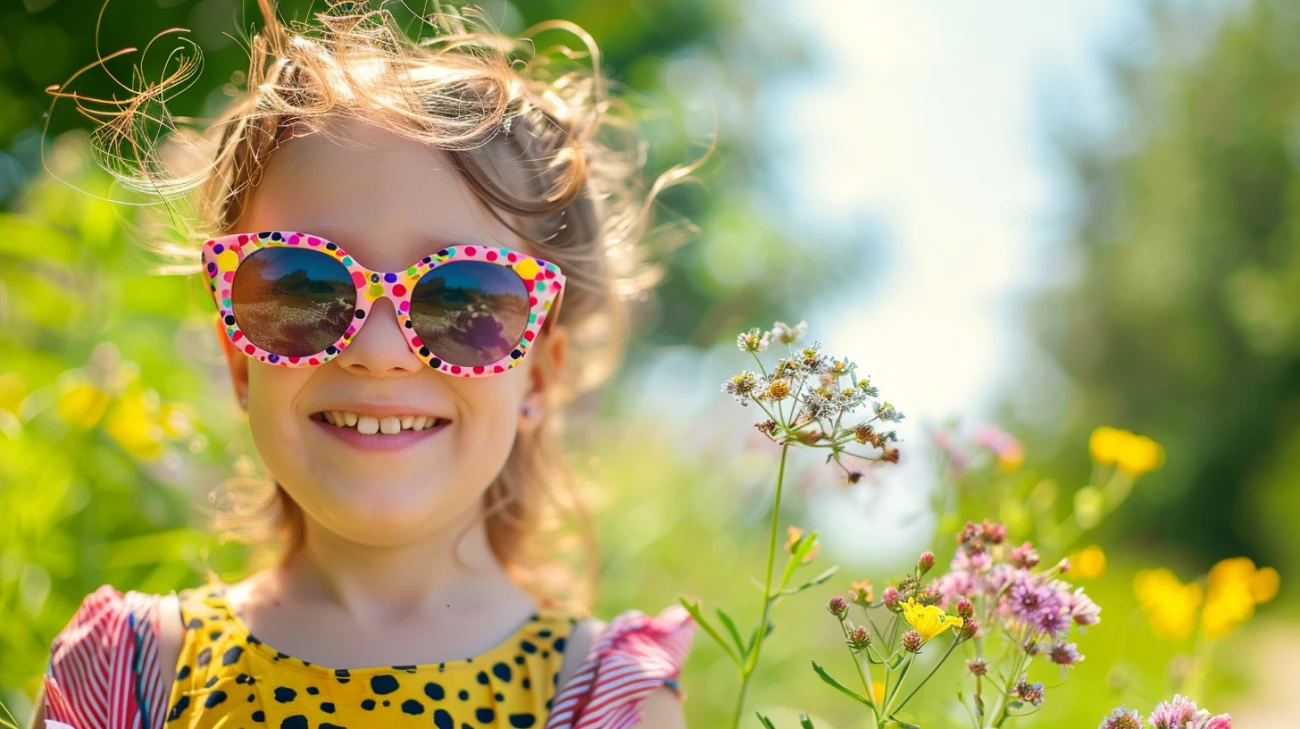 Zdjęcie Modne i wygodne okulary dla 8-letniej dziewczynki - trendy dla dzieci