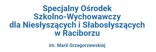 Zdjęcie Szkoła dla niesłyszących Racibórz - wsparcie i programy edukacyjne