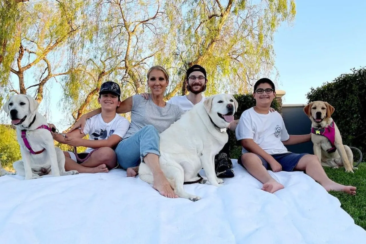 Zdjęcie Dzieci Celine Dion i Wspólne Zdjęcia z Nimi