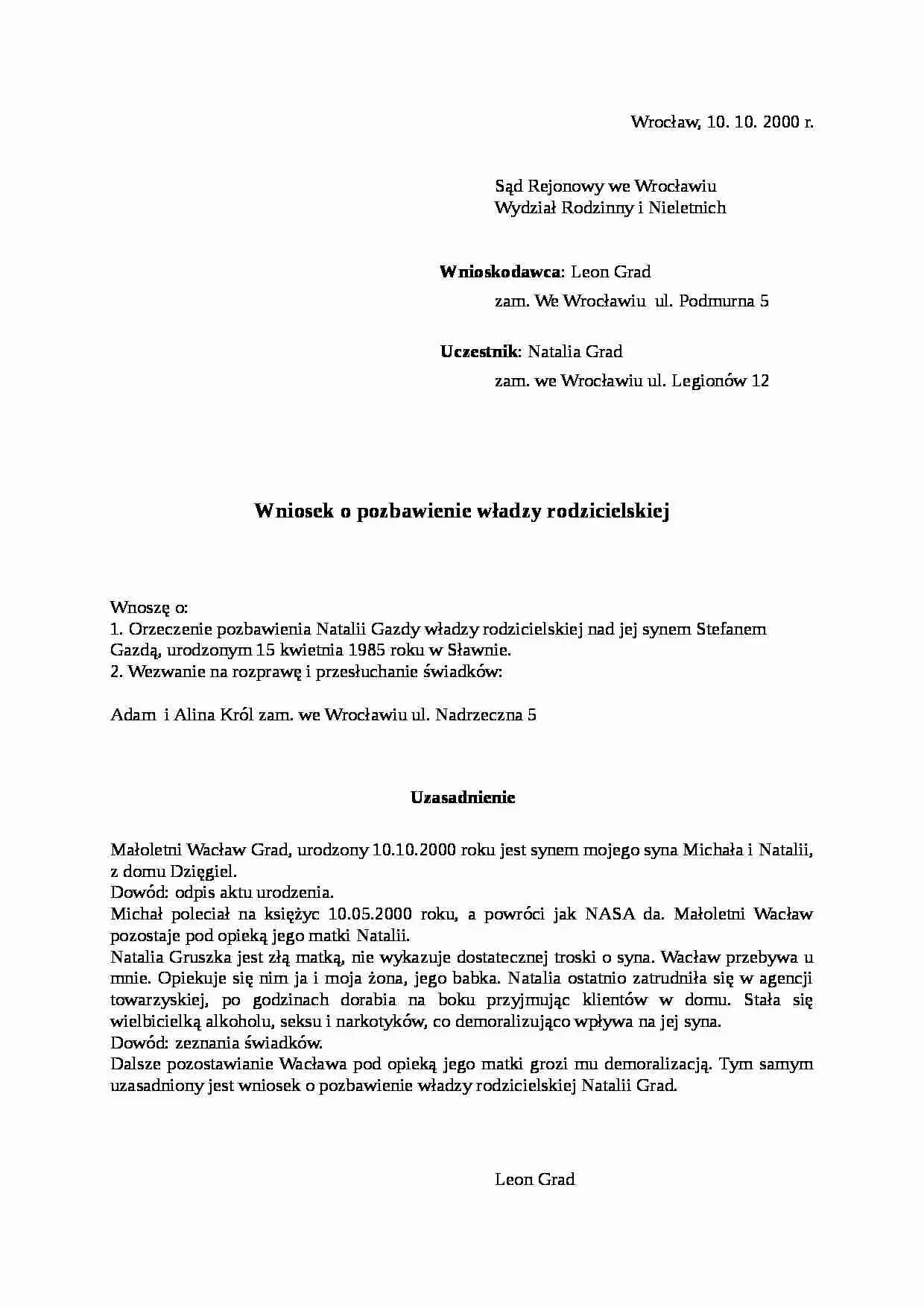 Zdjęcie Jakie pytania zadaje sąd na sprawie o pozbawienie władzy rodzicielskiej? Oto co musisz wiedzieć