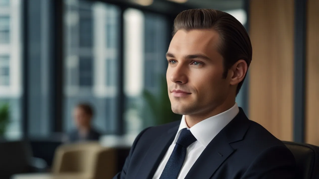 Zdjęcie Side Part Fryzura: Jak Stworzyć Elegancki Look dla Mężczyzn