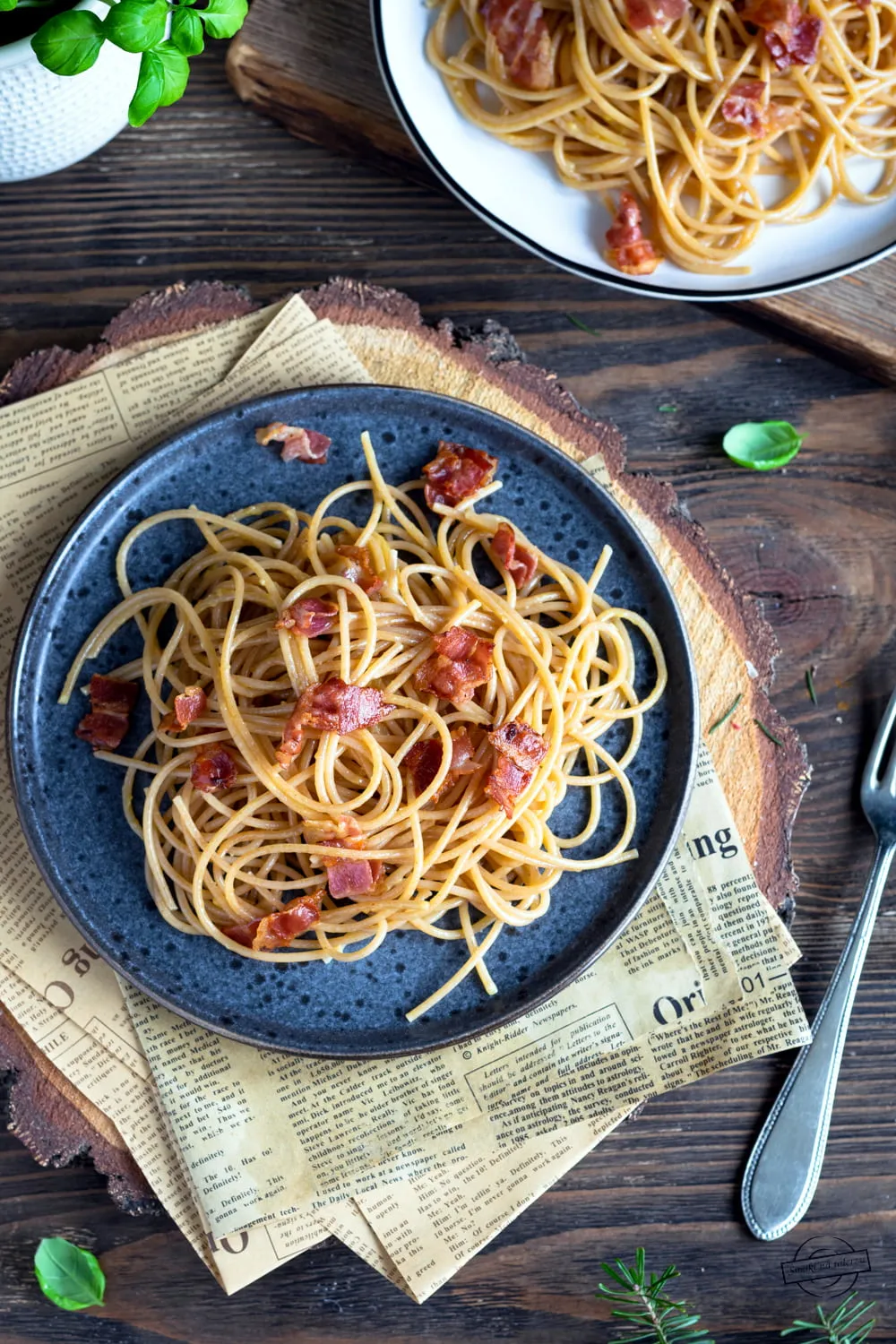 Zdjęcie Szybkie spaghetti carbonara Winiary - łatwy przepis i składniki