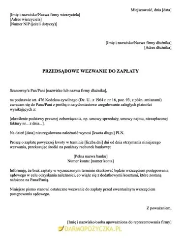 Zdjęcie Jak napisać skuteczne przedsądowe wezwanie do zapłaty bez błędów prawnych