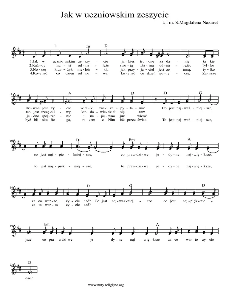 Zdjęcie Jak w uczniowskim zeszycie nuty – gdzie znaleźć nuty i melodię?