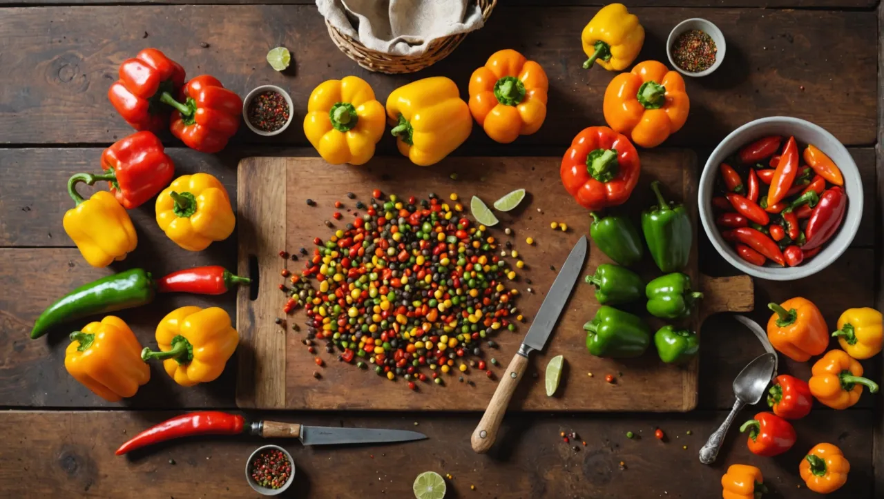 Zdjęcie Les meilleures épices à associer avec le poivron rouge pour des plats savoureux